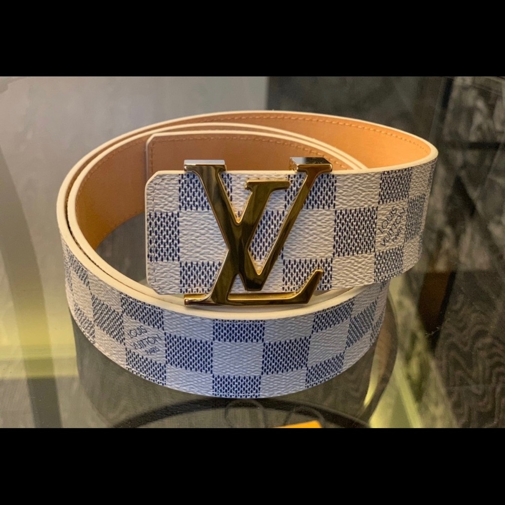 Louis Vuitton damier azur belt
